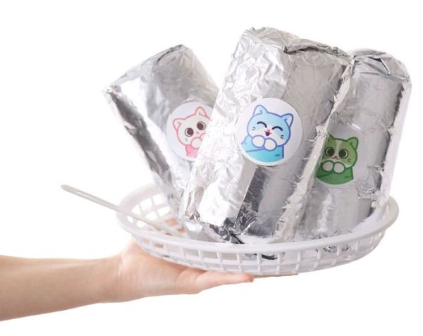 Purritos Peluche Gato forma de burrito Mango - vista alternativa