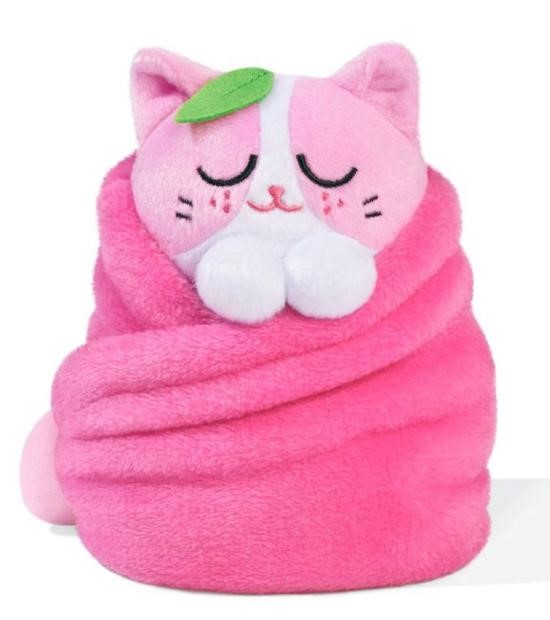 Purritos Peluche Gato forma de burrito Fresa