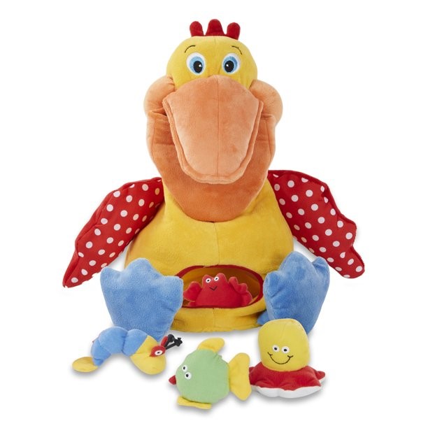 Melissa & Doug Pelícano de peluche didáctico
