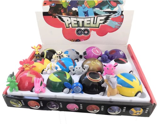 Pokémon 12 pokébolas con figuras y accesorios - imagen adicional