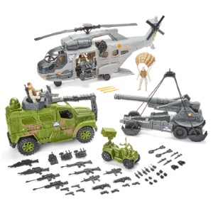 Set vehículos militares 57 pcs Kid Connection PLAYSETS