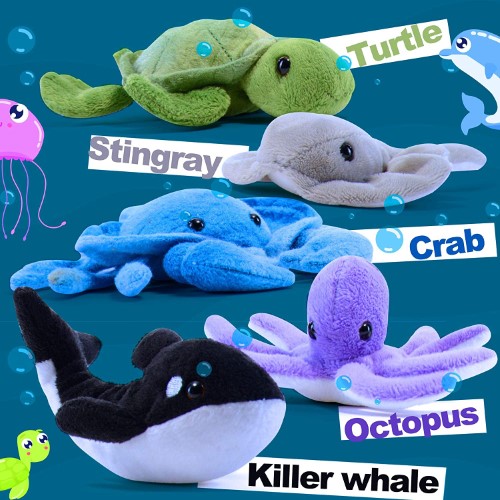 Set peluches animales marinos - vista alternativa