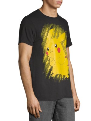 Pokemon camiseta Pikachu - Negro - vista alternativa