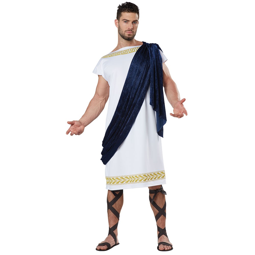 Disfraz griego con toga
