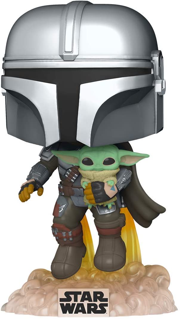 Pop Star Wars Mando con Baby Yoda