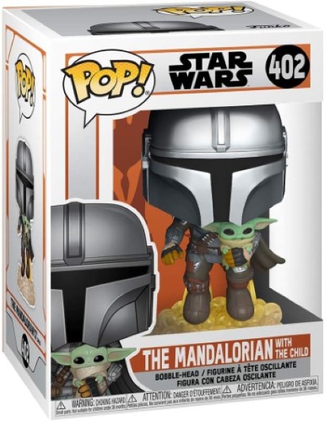 Pop Star Wars Mando con Baby Yoda - vista alternativa
