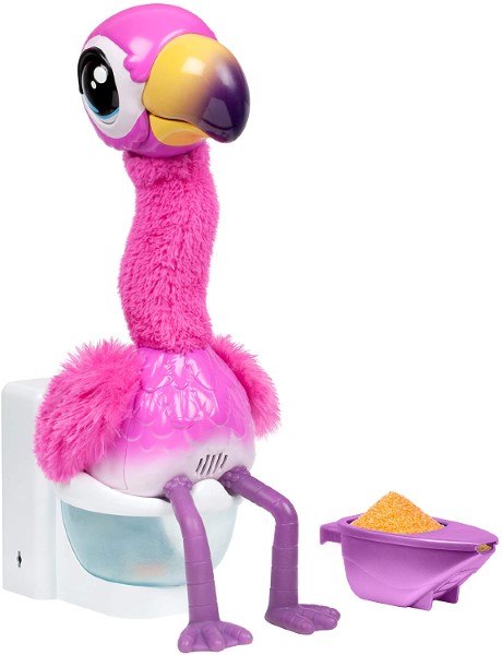 Little Live Pets Gotta Go Flamingo Flamenco Rosa que hace popó