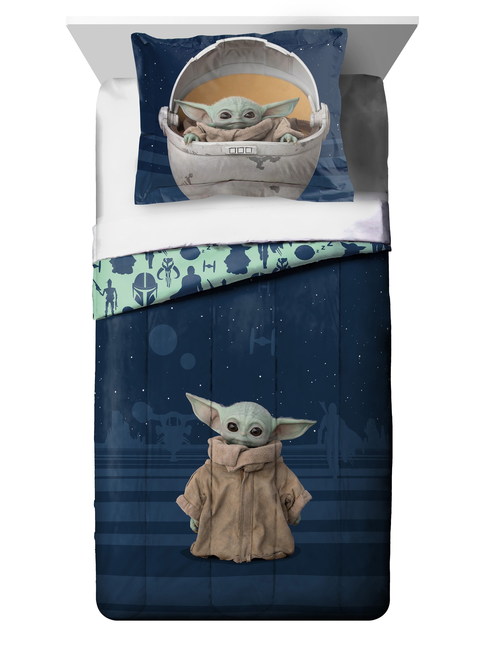 Mandalorian Baby Yoda set edredon 2 pcs