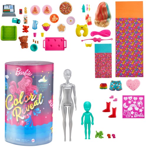 Barbie Color Reveal Pijamada divertida - vista alternativa