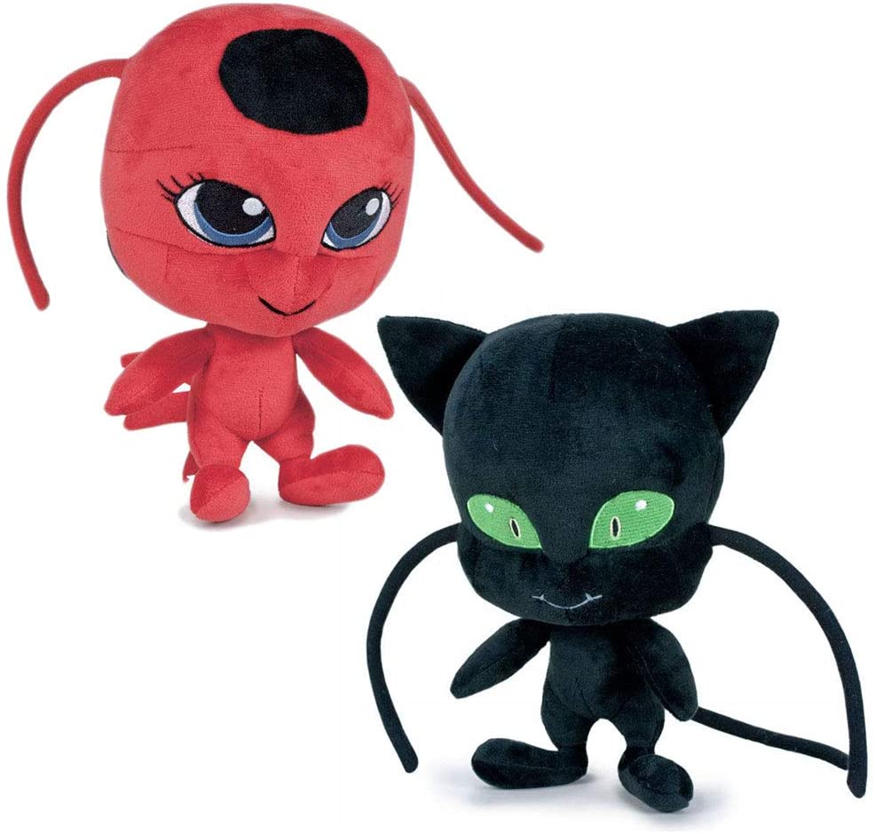 Prodigiosa Ladybug peluche Tikki y Plagg
