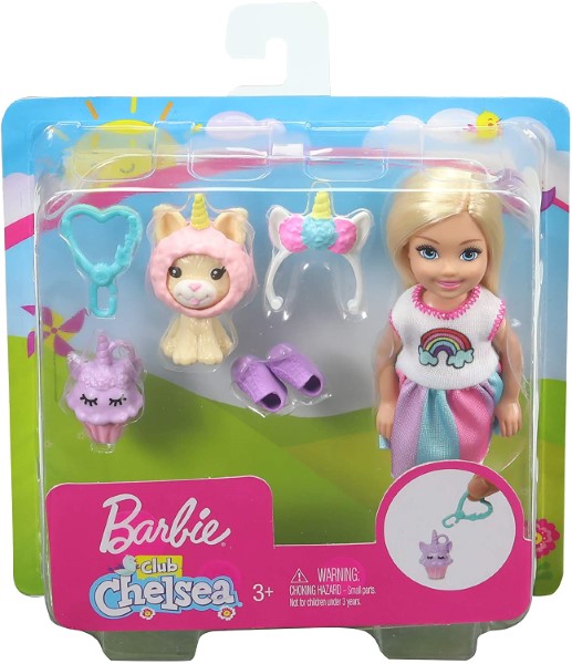 Barbie Chelsea estilo unicornio - vista alternativa