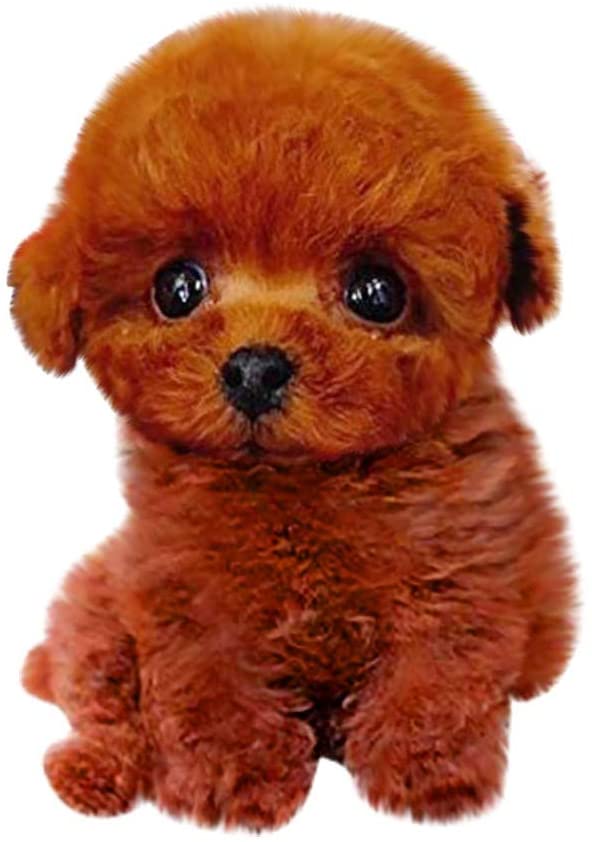 Peluche perrito realista - marrón