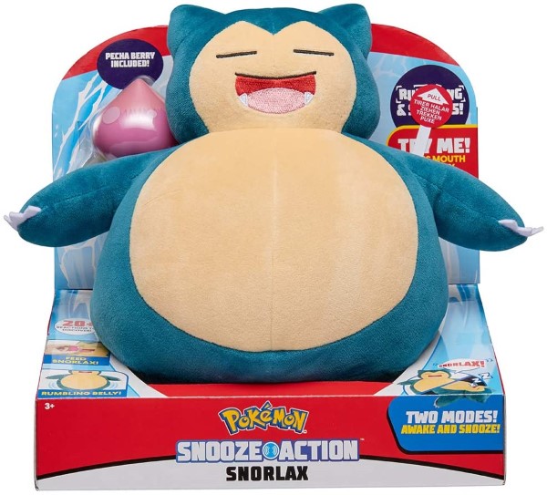 Pokémon peluche Snorlax SnoozeAction - vista alternativa