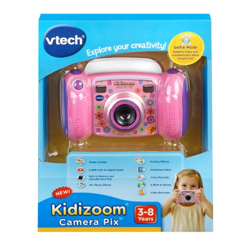 Vtech Kidizoom cámara para niños - rosa - vista alternativa