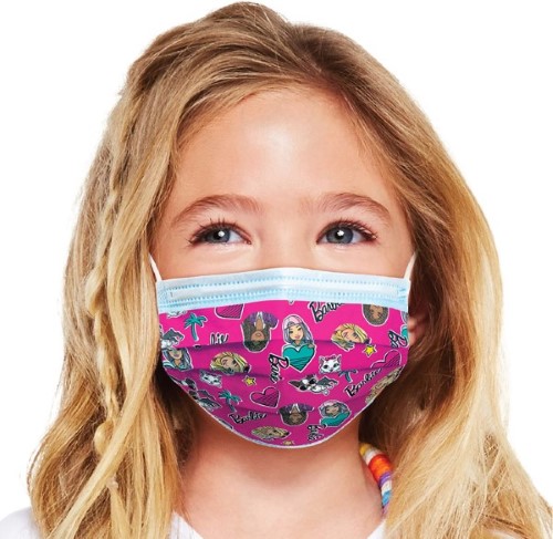 Barbie mascarillas tapabocas infantil - vista alternativa