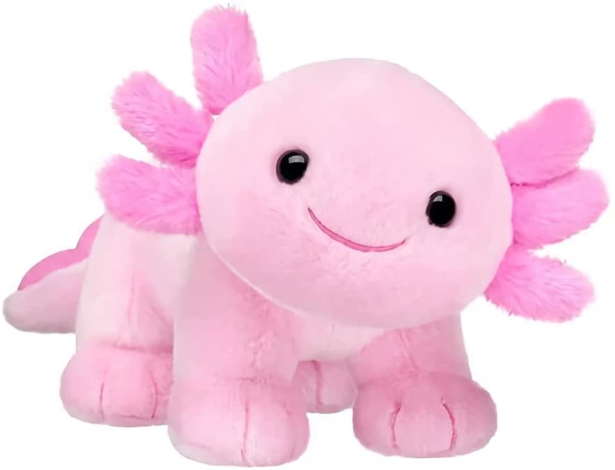Peluche Ajolote rosa 25 cm Axolotl