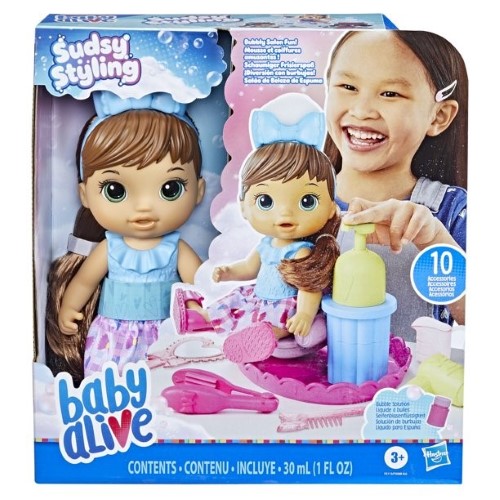 Baby Alive Salón de belleza con espuma - latina - vista alternativa
