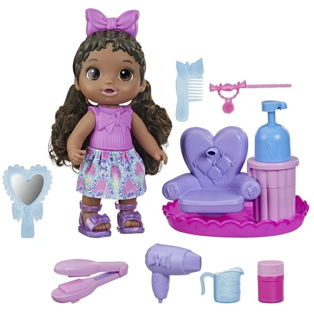 Baby Alive Salón de belleza con espuma - morena