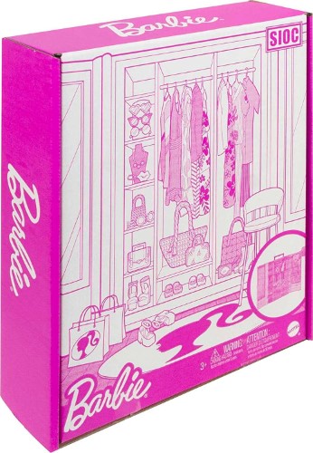Barbie Clóset con modas y accesorios HKR92 - imagen adicional