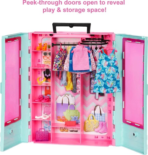 Barbie Clóset con modas y accesorios HKR92 - imagen adicional