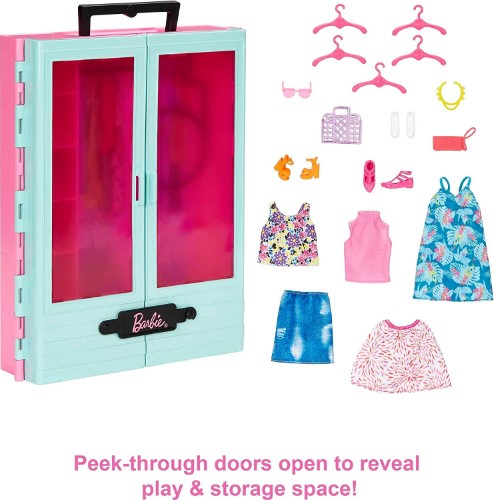 Barbie Clóset con modas y accesorios HKR92 - imagen adicional