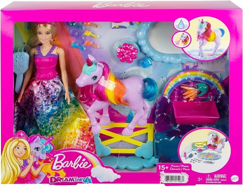 Barbie Dreamtopia Barbie y su unicornio GTG01 - vista alternativa