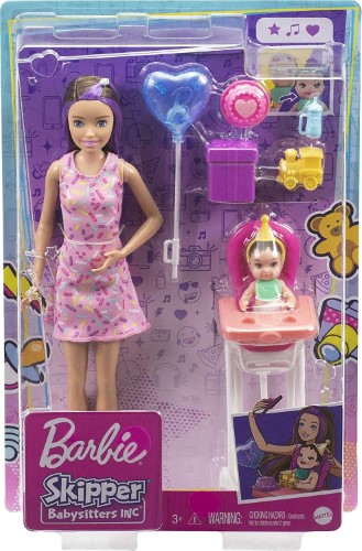 Barbie Skipper niñera y bebé cambia color - vista alternativa