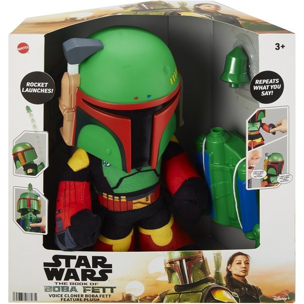 Star Wars The Book of Boba Fett peluche con voz - vista alternativa