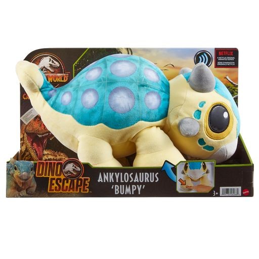 Jurassic World peluche Ankylosaurus Rugoso - vista alternativa
