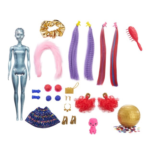 Barbie Color Reveal Glitter! Hair Feature 2 - vista alternativa