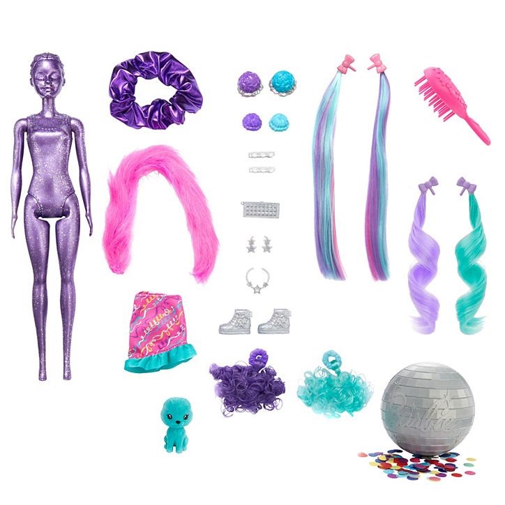 Barbie Color Reveal Glitter! Hair Feature 3 - vista alternativa