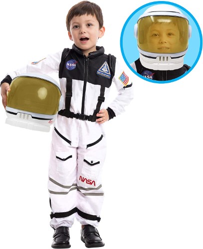 Disfraz de Astronauta de la Nasa con Casco Pulguero Kachivaches CULTURA GEEK
