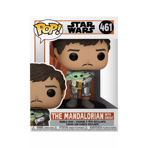Pop Mandalorian con Grogu 461 - vista alternativa