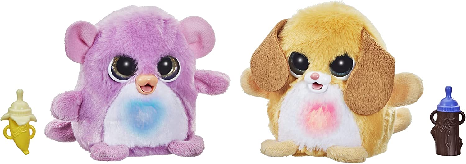 Furreal Fuzzalots Mono y Cachorro F3559