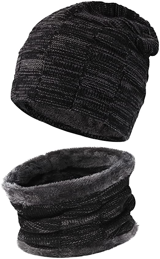 Gorro de frío y calentador de Cuello con forro polar - vista alternativa