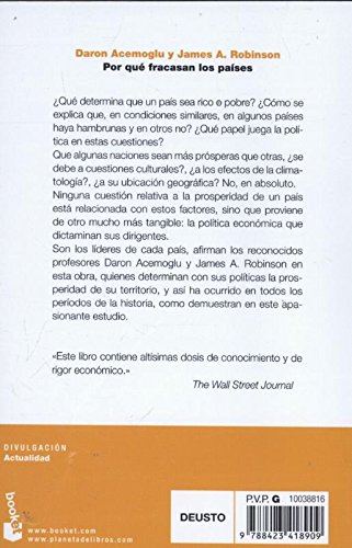 Libro Por Qué Fracasan Los Países - vista alternativa