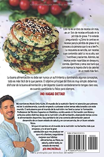 Libro Recetas Fáciles para perder Grasa Mario Ortiz - vista alternativa