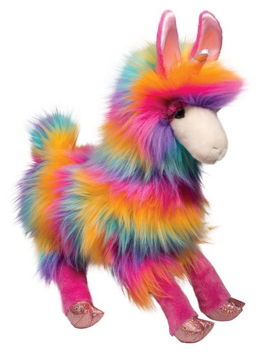 Llama de peluche arcoíris Llamacorn Rainbow