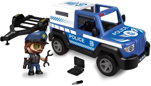 Pinypon Action Pickup de Policía con lancha - imagen adicional