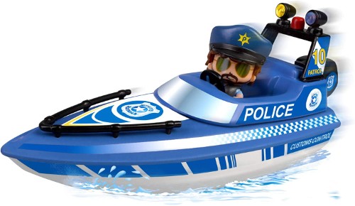 Pinypon Action Pickup de Policía con lancha - imagen adicional