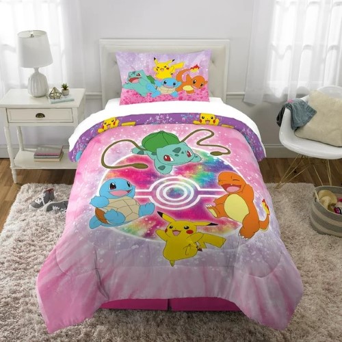 Pokémon Edredón y funda estampado multicolor - vista alternativa