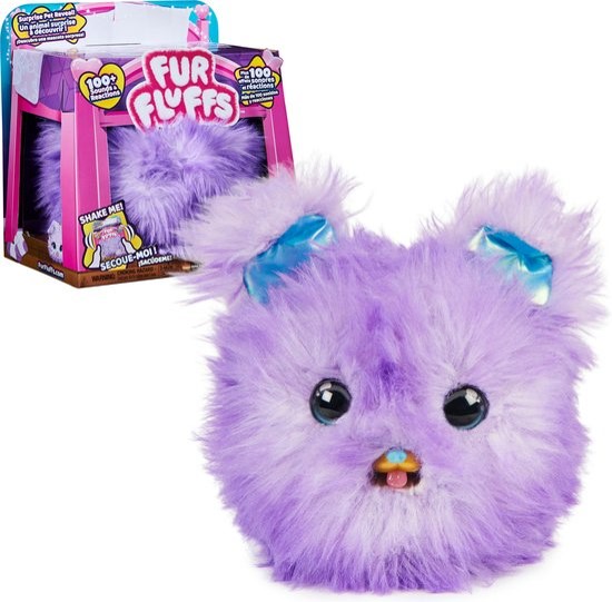 What the Fluff Pupper Fluff perrito violeta