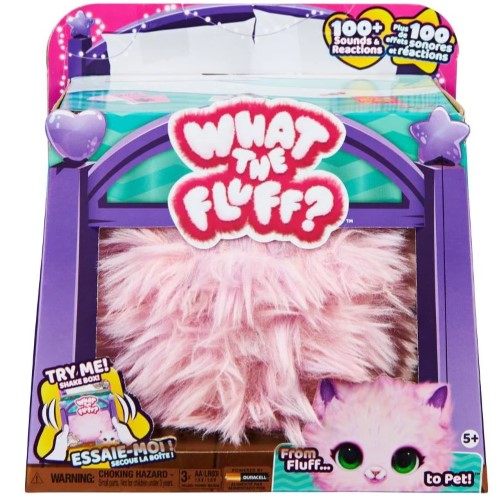 What the Fluff Purr'n Fluff gatito rosado - vista alternativa