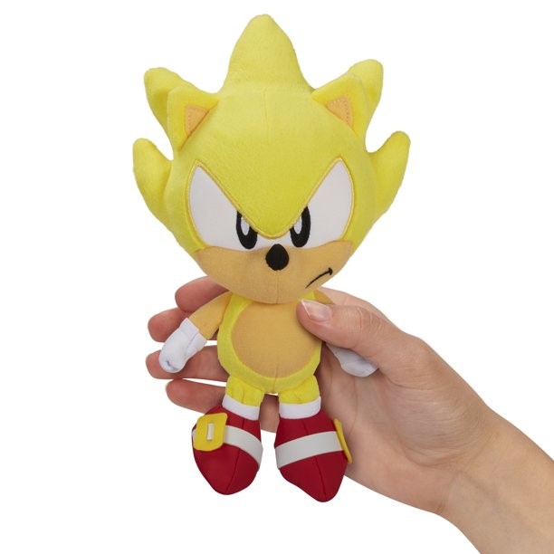 Sonic Hedgehog peluche Super Sonic 17 cm - vista alternativa