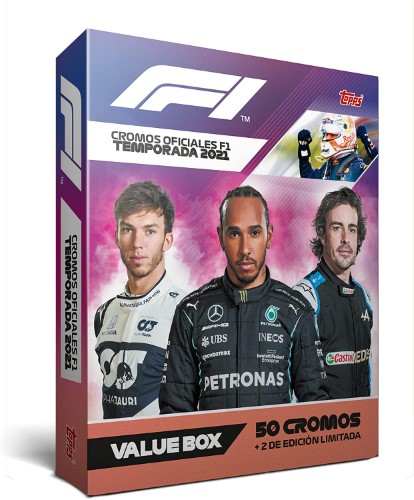 Topps F1 2021 láminas adhesivas