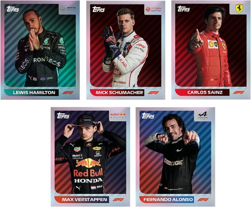 Topps F1 2021 láminas adhesivas - vista alternativa