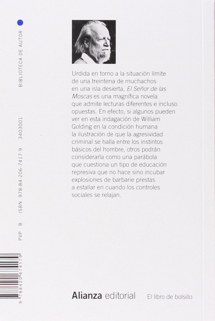 Libro El Señor de las Moscas William Golding - vista alternativa