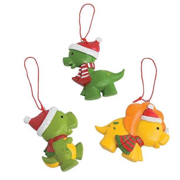 Adornos arbolito dinosaurios