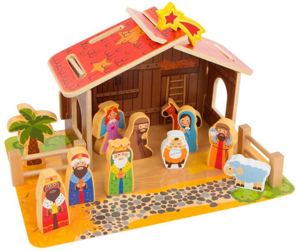 Pesebre de madera Colorbaby