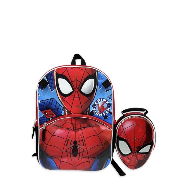 Morral con lonchera del Hombre Araña